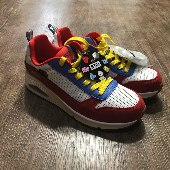 Skechers Shoes - 🆕 Skechers BT21 Tata Uno Leather Sneaker